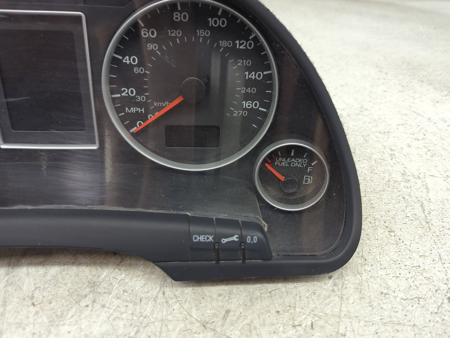 2006-2008 Audi A4 Instrument Cluster Speedometer Gauges P/N:8E0920950S 0263626094, 0433927600 Miles: Fits Fits 2006 2007 200