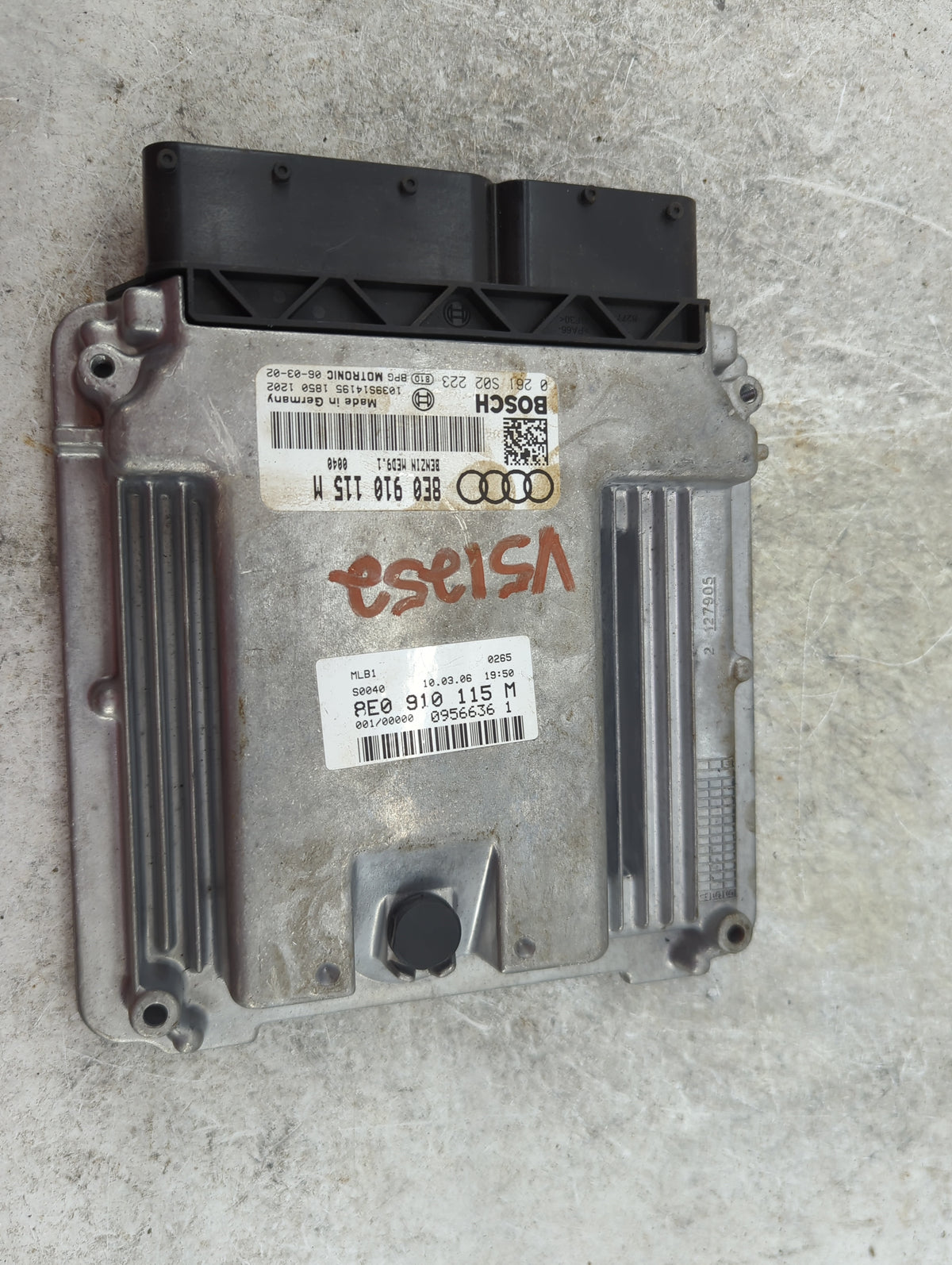 2006 Audi A4 PCM Engine Control Computer ECU ECM PCU OEM P/N:8E0910115M 0261S02223, 1039S14195 Fits OEM Used Auto Parts - Oe