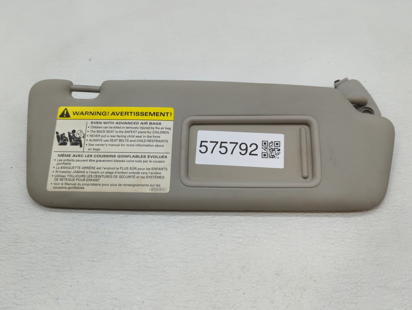 2002-2008 Audi A4 Sun Visor Shade Replacement Passenger Right Mirror Fits Fits 2002 2003 2004 2005 2006 2007 2008 OEM Used A