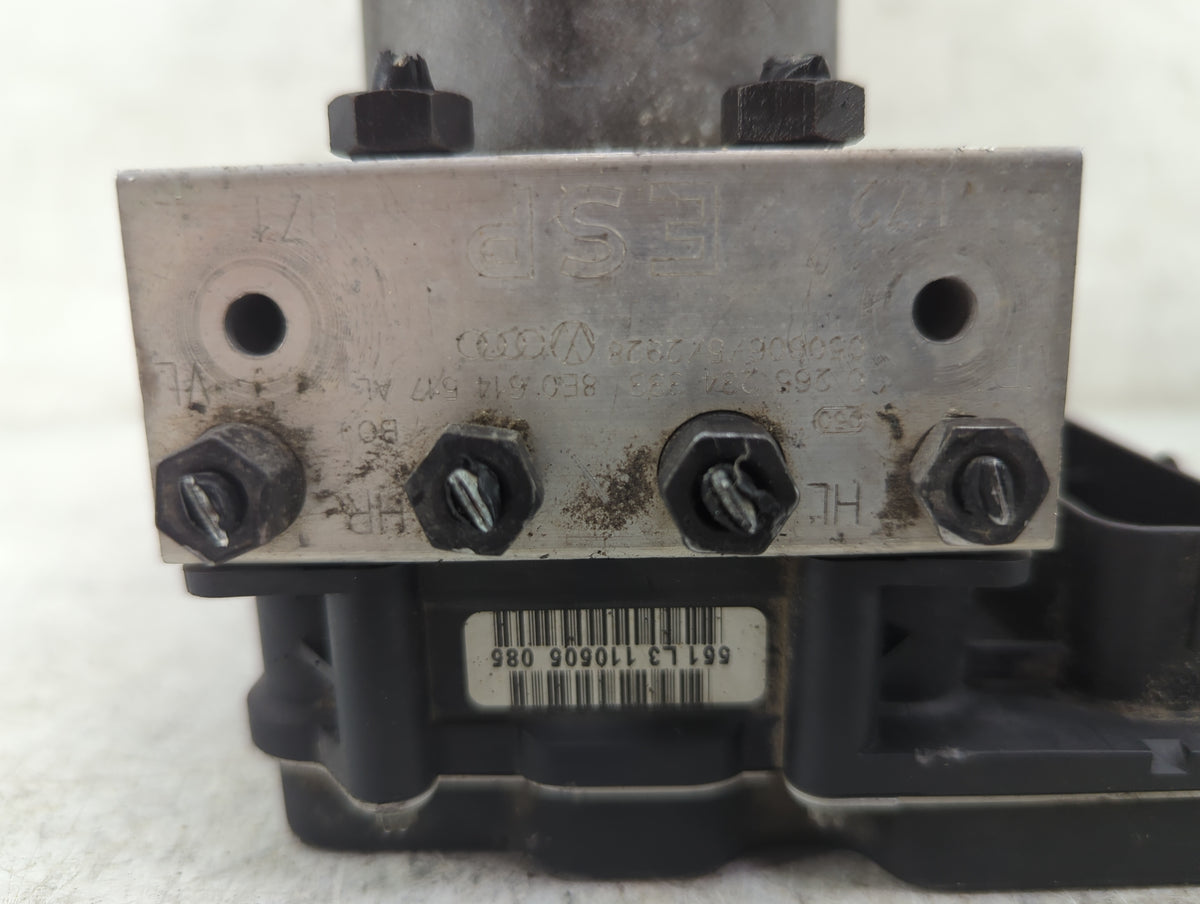 2006 Audi A4 Quattro ABS Pump Control Module Replacement P/N:8E0 910 517 E 8E0 614 517 AL, 0 265 234 333, 0 265 950 473 Fits