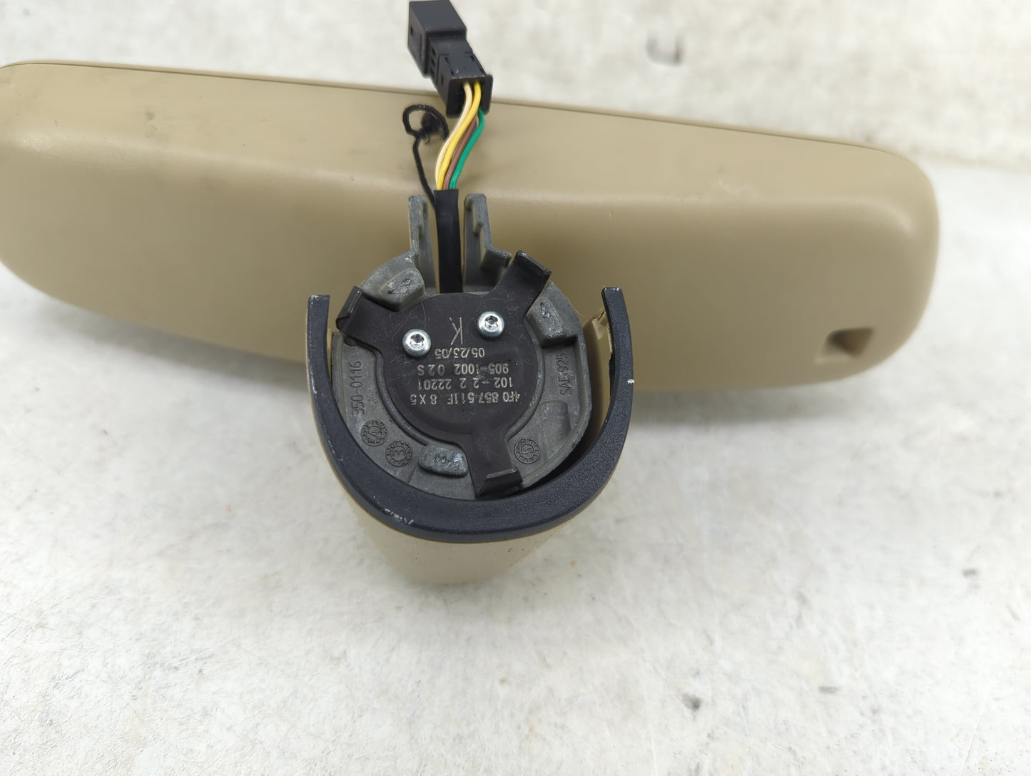 2000-2012 Audi A4 Quattro Interior Rear View Mirror Replacement OEM Fits OEM Used Auto Parts - Oemusedautoparts1.com
