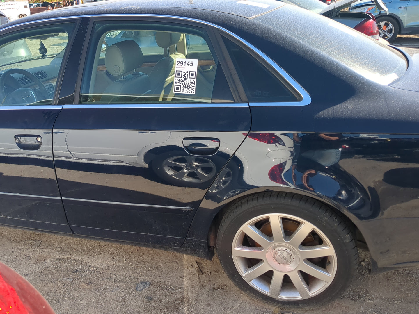 2005-2008 Audi A4 Quattro Driver Rear Door Oem - Oemusedautoparts1.com