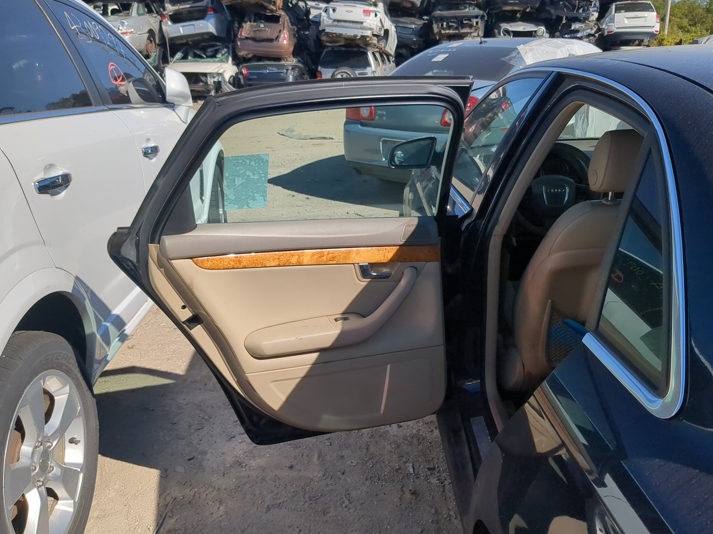 2005-2008 Audi A4 Quattro Driver Rear Door Oem - Oemusedautoparts1.com