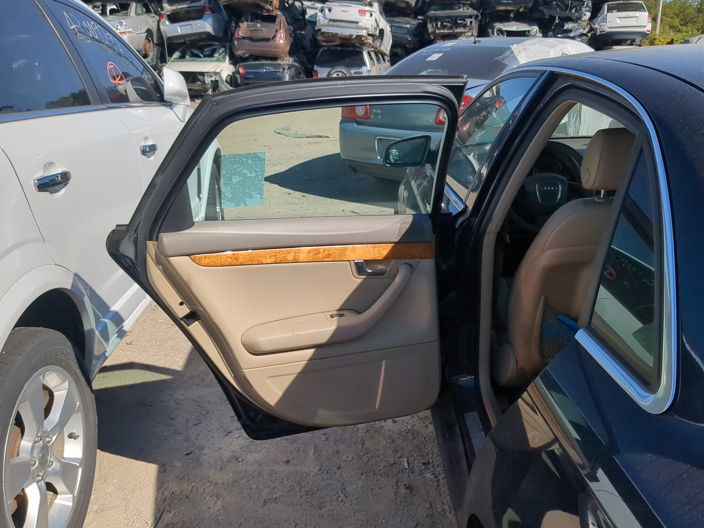 2005-2008 Audi A4 Quattro Driver Rear Door Oem - Oemusedautoparts1.com