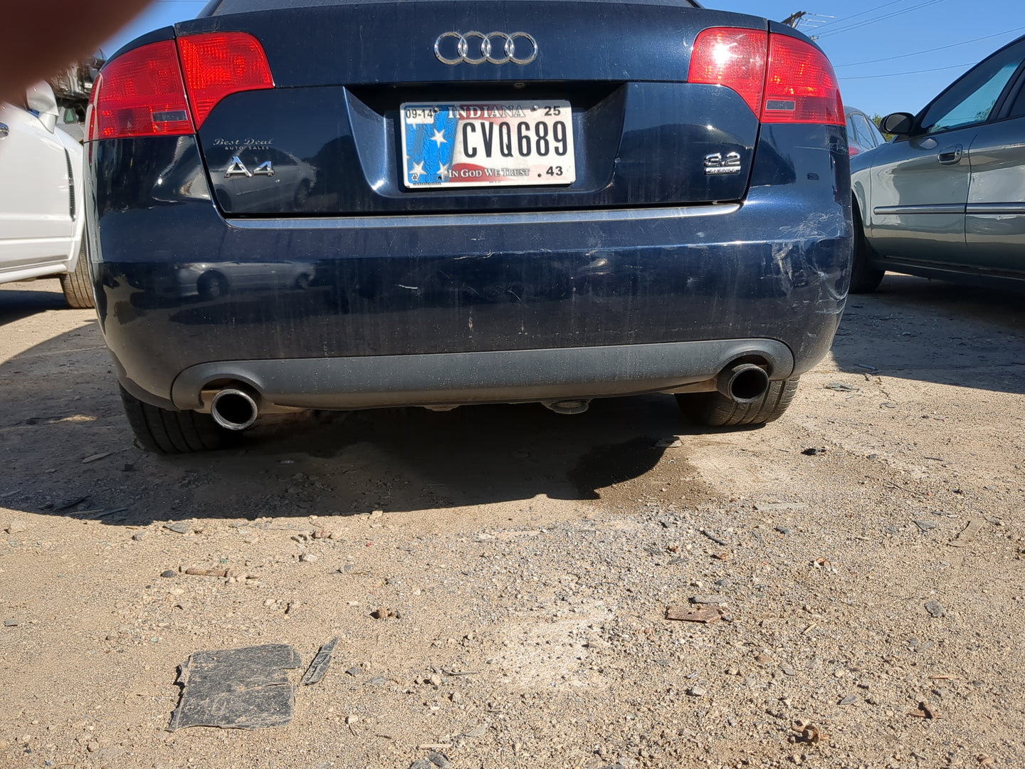 2005-2008 Audi A4 Quattro Rear Bumper Assembly Oem - Oemusedautoparts1.com