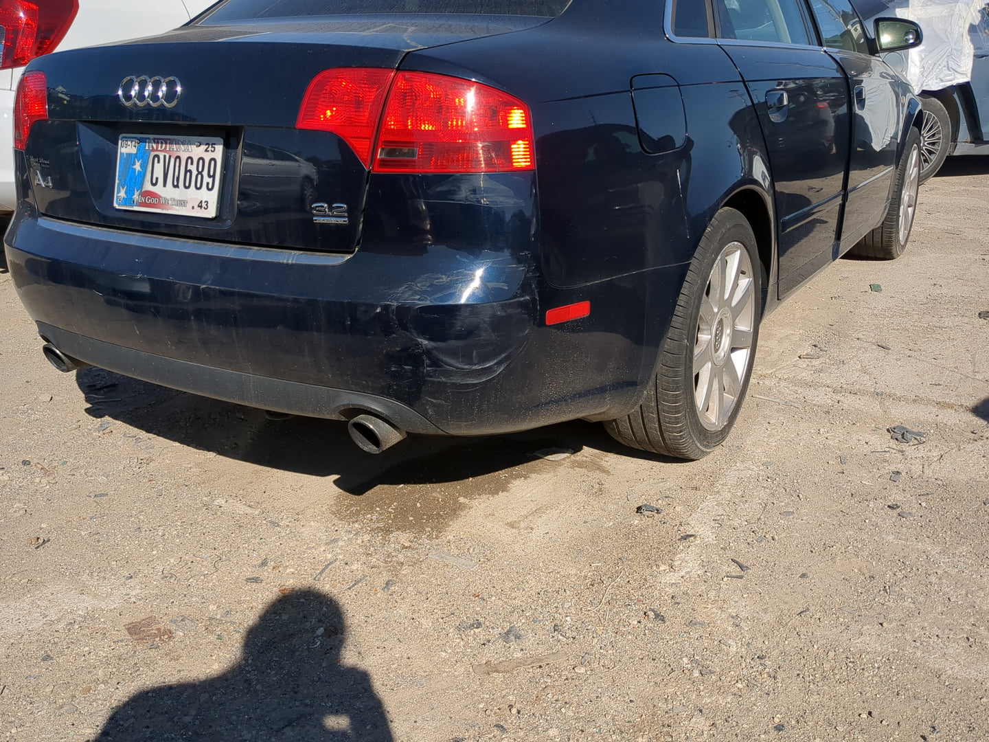 2005-2008 Audi A4 Quattro Rear Bumper Assembly Oem - Oemusedautoparts1.com