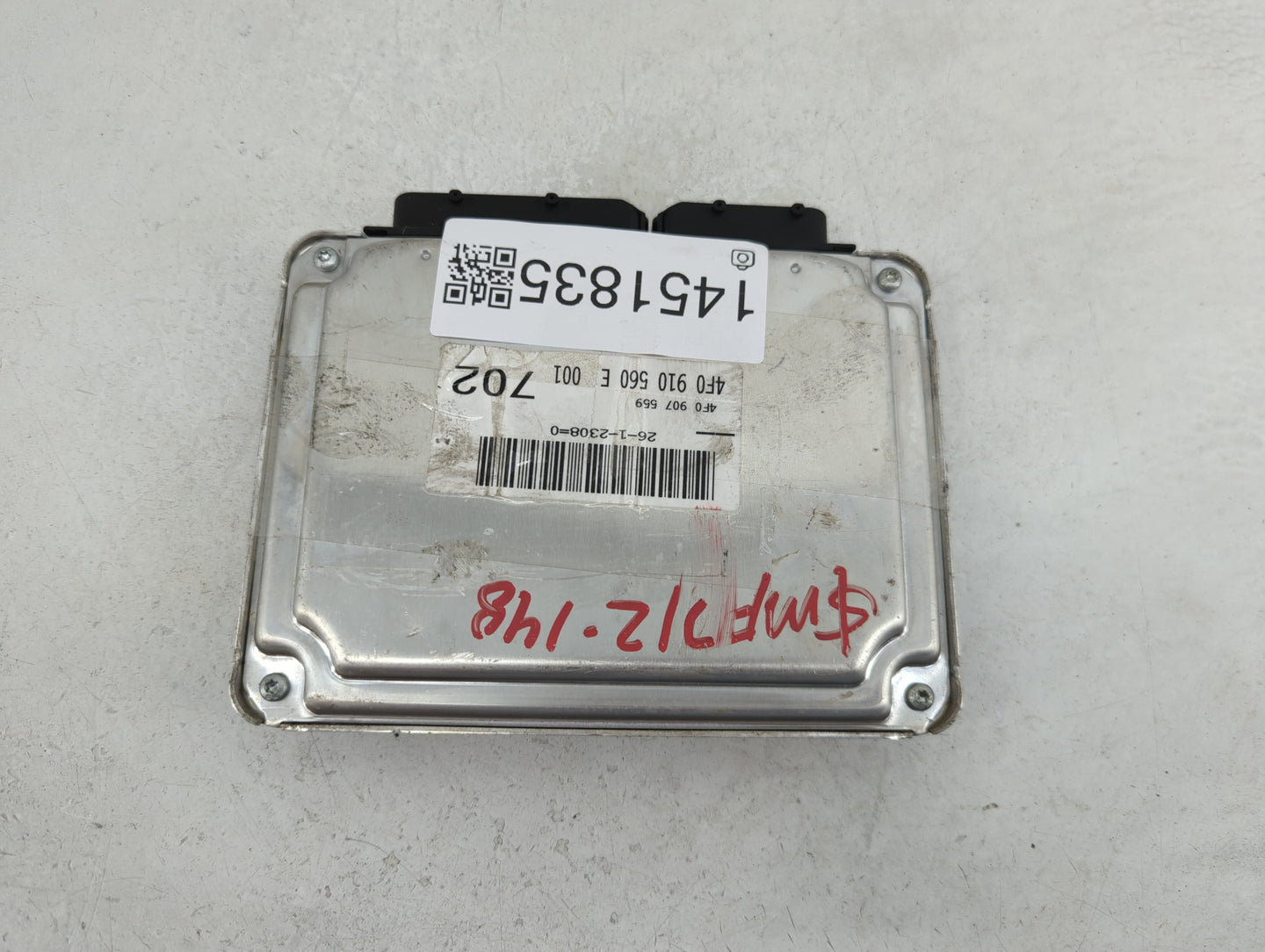 2006 Audi A6 PCM Engine Control Computer ECU ECM PCU OEM P/N:4F0907559 4F0910560E, 0261208921 Fits OEM Used Auto Parts - Oem