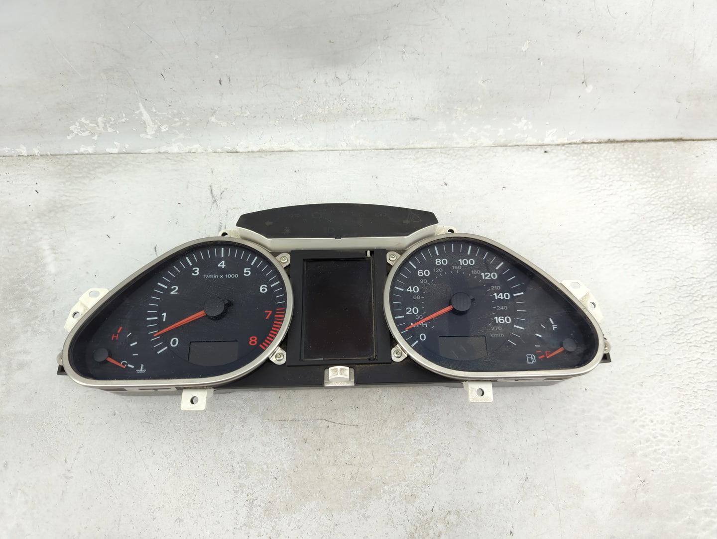 2005-2008 Audi A6 Instrument Cluster Speedometer Gauges P/N:5550007301 Miles: Fits Fits 2005 2006 2007 2008 OEM Used Auto Pa
