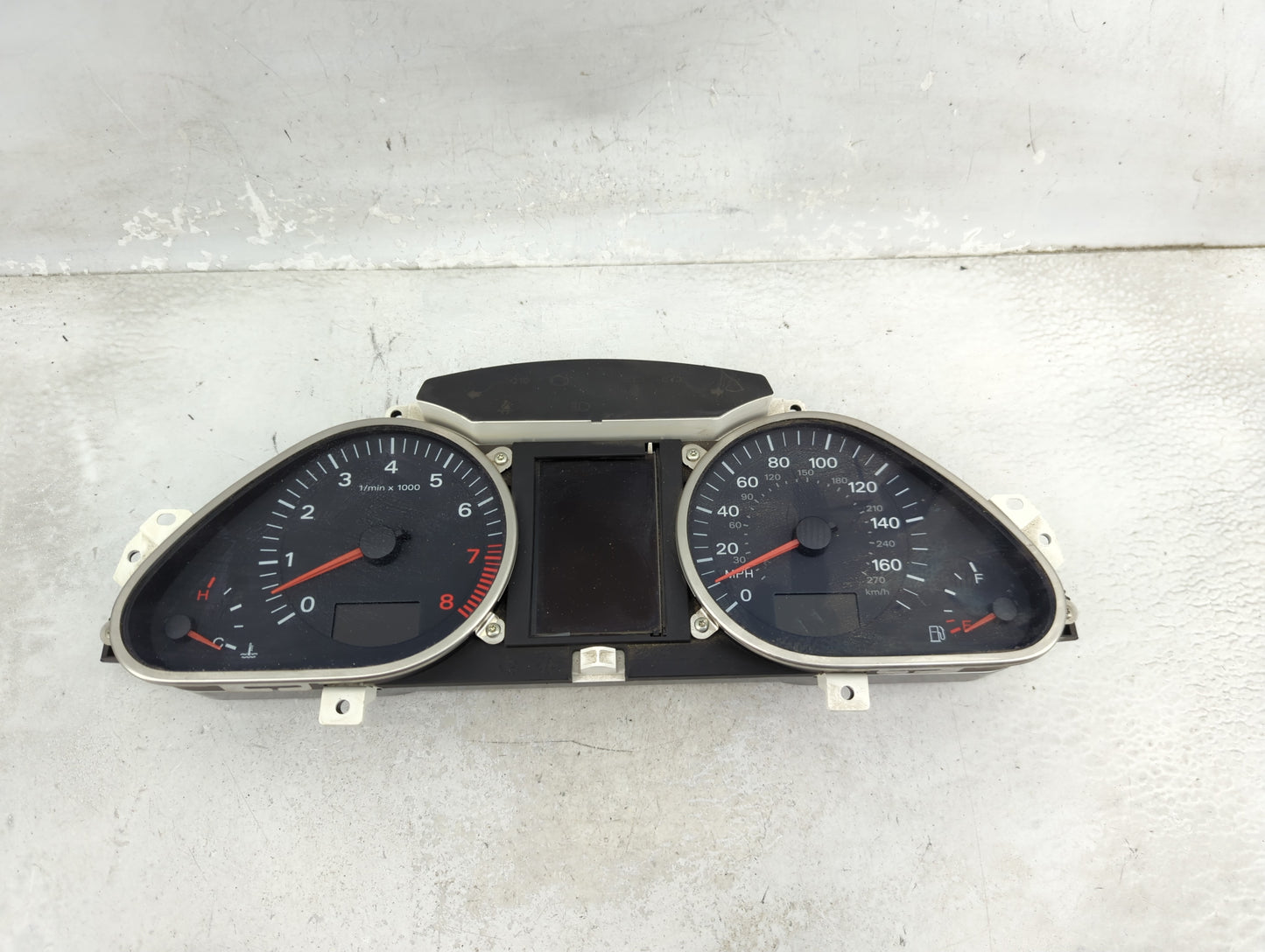 2005-2008 Audi A6 Instrument Cluster Speedometer Gauges P/N:5550007301 Miles: Fits Fits 2005 2006 2007 2008 OEM Used Auto Pa