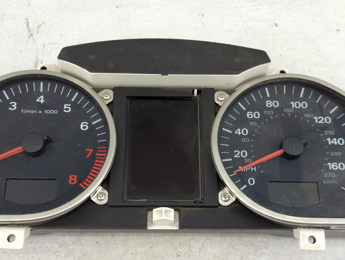 2005-2008 Audi A6 Instrument Cluster Speedometer Gauges P/N:5550007301 Miles: Fits Fits 2005 2006 2007 2008 OEM Used Auto Pa