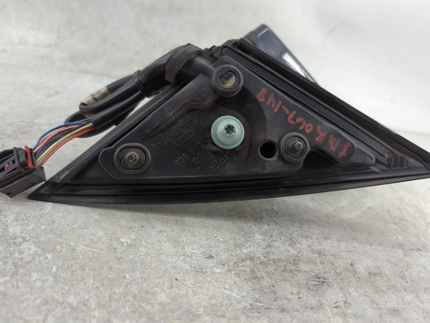 2005-2008 Audi A6 Driver Side View Mirror - Left Door Mirror OEM Used - Oemusedautoparts1.com
