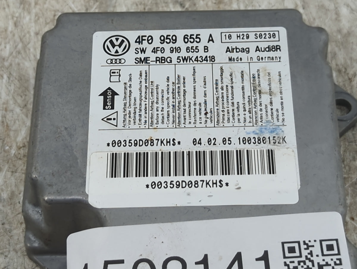 2006-2010 Audi A6 Safety Restraint Srs Airbag Control Module - Oemusedautoparts1.com
