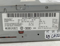 2006 Audi A6 Am Fm Cd Player Radio Receiver - Oemusedautoparts1.com