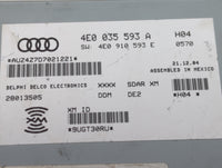 2003-2010 Audi A8 Radio AM FM Cd Player Receiver Replacement P/N:4E0035593A 4E0910593E Fits OEM Used Auto Parts - Oemusedaut