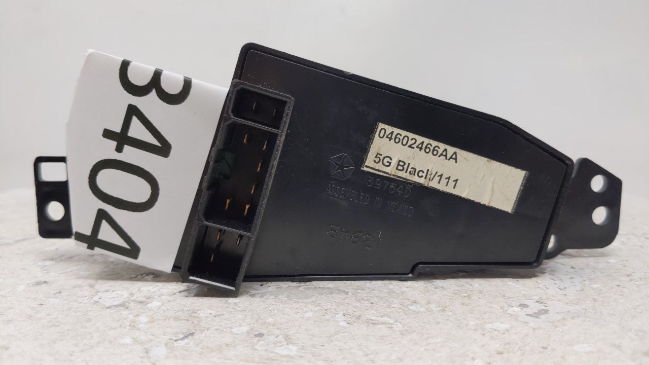 2006 Audi S4 Master Power Window Switch Replacement Driver Side Left P/N:04602466AA Fits OEM Used Auto Parts - Oemusedautopa