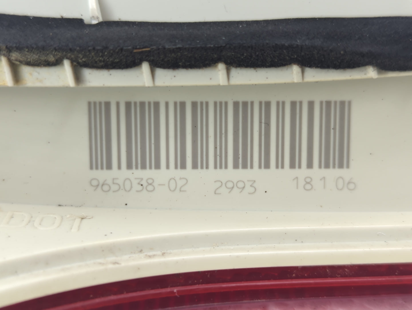 2005-2008 Audi S4 Tail Light Assembly Passenger Right OEM P/N:965038 02 Fits Fits 2005 2006 2007 2008 OEM Used Auto Parts - 