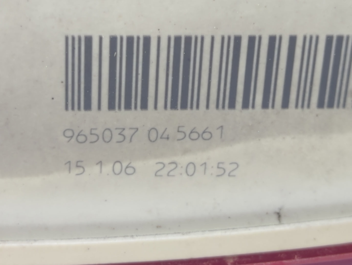 2005-2008 Audi S4 Tail Light Assembly Passenger Right OEM P/N:965037 04 5661 Fits Fits 2005 2006 2007 2008 OEM Used Auto Par
