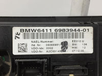 2006 Bmw 323i Climate Control Module Temperature AC/Heater Replacement P/N:64116983944 Fits OEM Used Auto Parts - Oemusedaut
