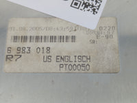 2001-2005 Bmw 325i Climate Control Module Temperature AC/Heater Replacement P/N:6 983 018 Fits Fits 2001 2002 2003 2004 2005