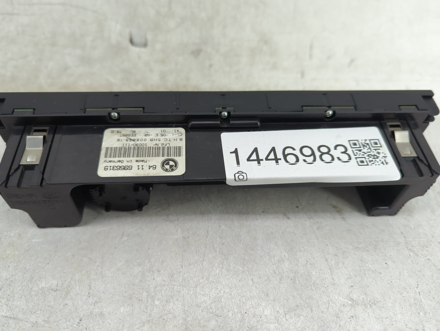 2006 Bmw 325i Climate Control Module Temperature AC/Heater Replacement P/N:64116956319 5HB00887819, EE669T Fits OEM Used Aut