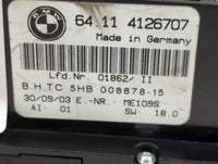 2006 Bmw 325i Climate Control Module Temperature AC/Heater Replacement P/N:64116956319 5HB00887819, EE669T Fits OEM Used Aut