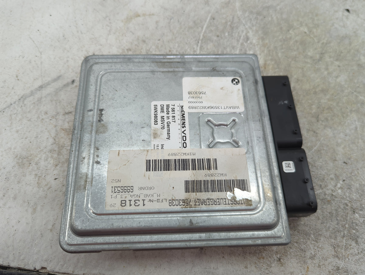 2006 Bmw 325i PCM Engine Control Computer ECU ECM PCU OEM P/N:7561817 5WK98083, DME MSV70 Fits OEM Used Auto Parts - Oemused