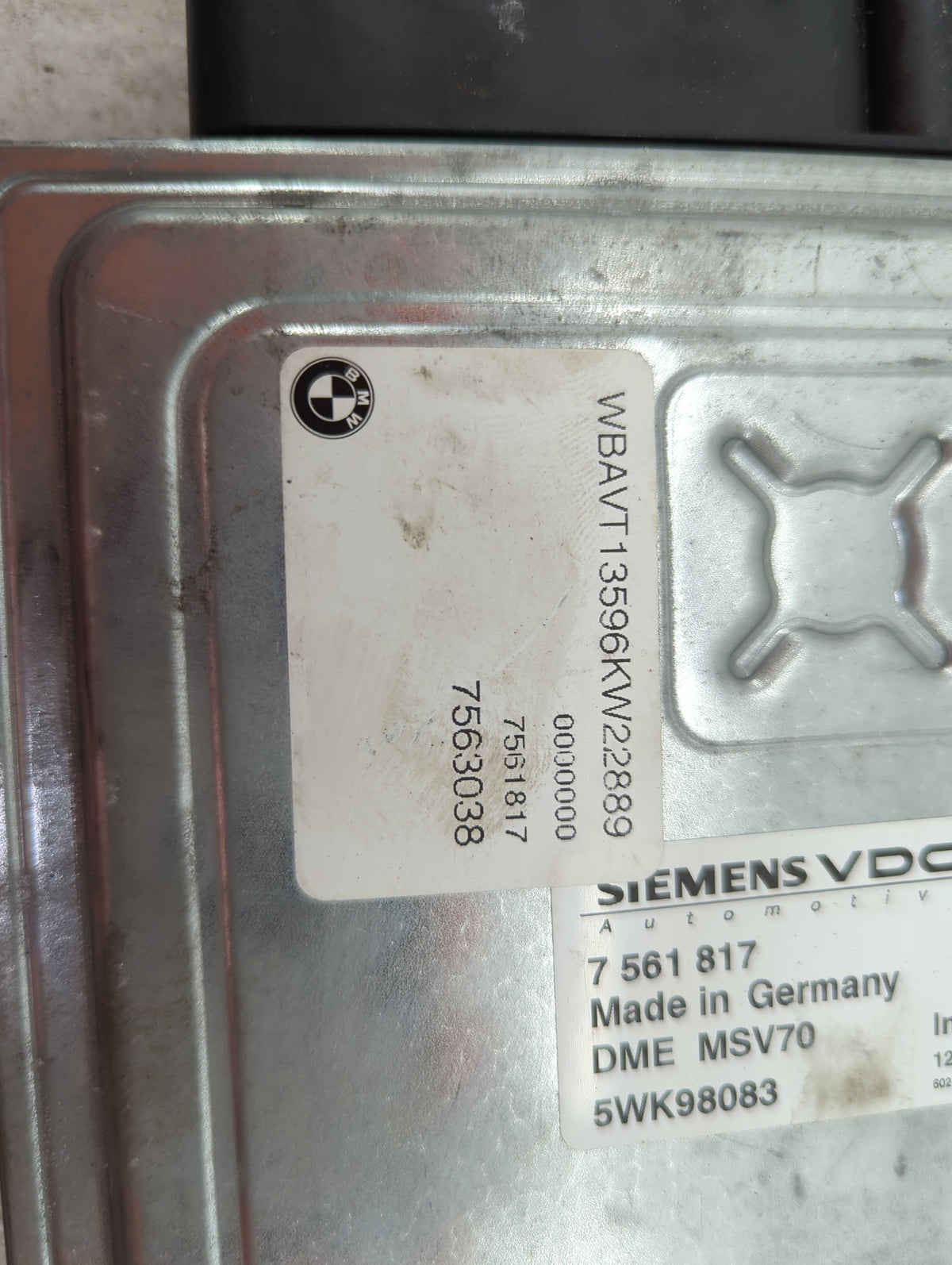 2006 Bmw 325i PCM Engine Control Computer ECU ECM PCU OEM P/N:7561817 5WK98083, DME MSV70 Fits OEM Used Auto Parts - Oemused