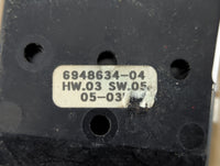 2001-2005 Bmw 325i Master Power Window Switch Replacement Driver Side Left P/N:6948634-04 Fits Fits 2000 2001 2002 2003 2004