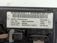 2001-2005 Bmw 325i Climate Control Module Temperature AC/Heater Replacement P/N:BMW6411 6958536-01 Fits OEM Used Auto Parts 