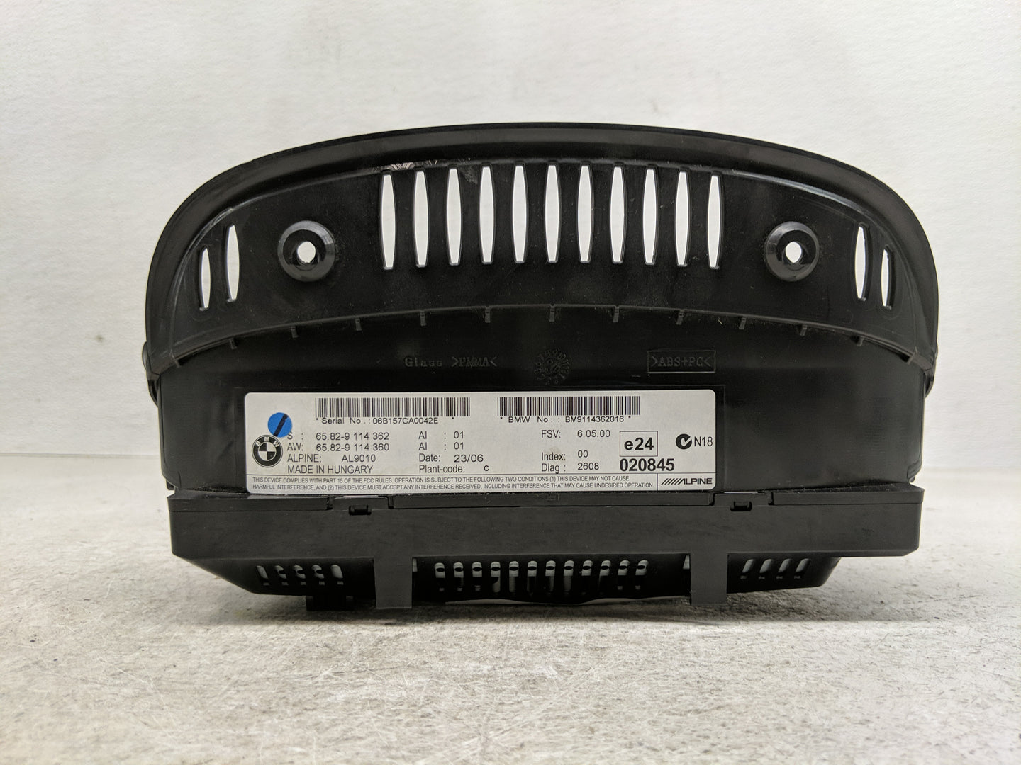 2006 Bmw 330i Information-gps-tv Control Module 020845 - Oemusedautoparts1.com