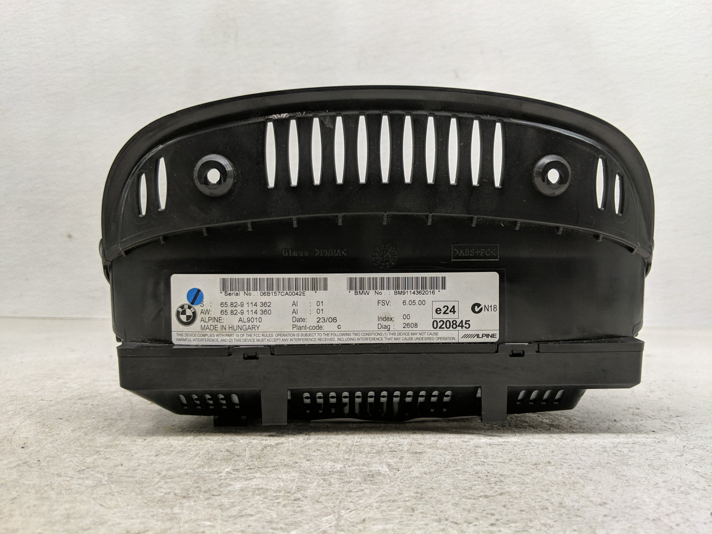 2006 Bmw 330i Information-gps-tv Control Module 020845 - Oemusedautoparts1.com