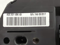 2006 Bmw 330i Instrument Cluster Speedometer Gauges P/N:749 057817 A2C 531 684 49 Miles: Fits OEM Used Auto Parts - Oemuseda