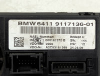2006 Bmw 330i Climate Control Module Temperature AC/Heater Replacement P/N:9117136-01 BNG50.U, A2C53181399 Fits OEM Used Aut