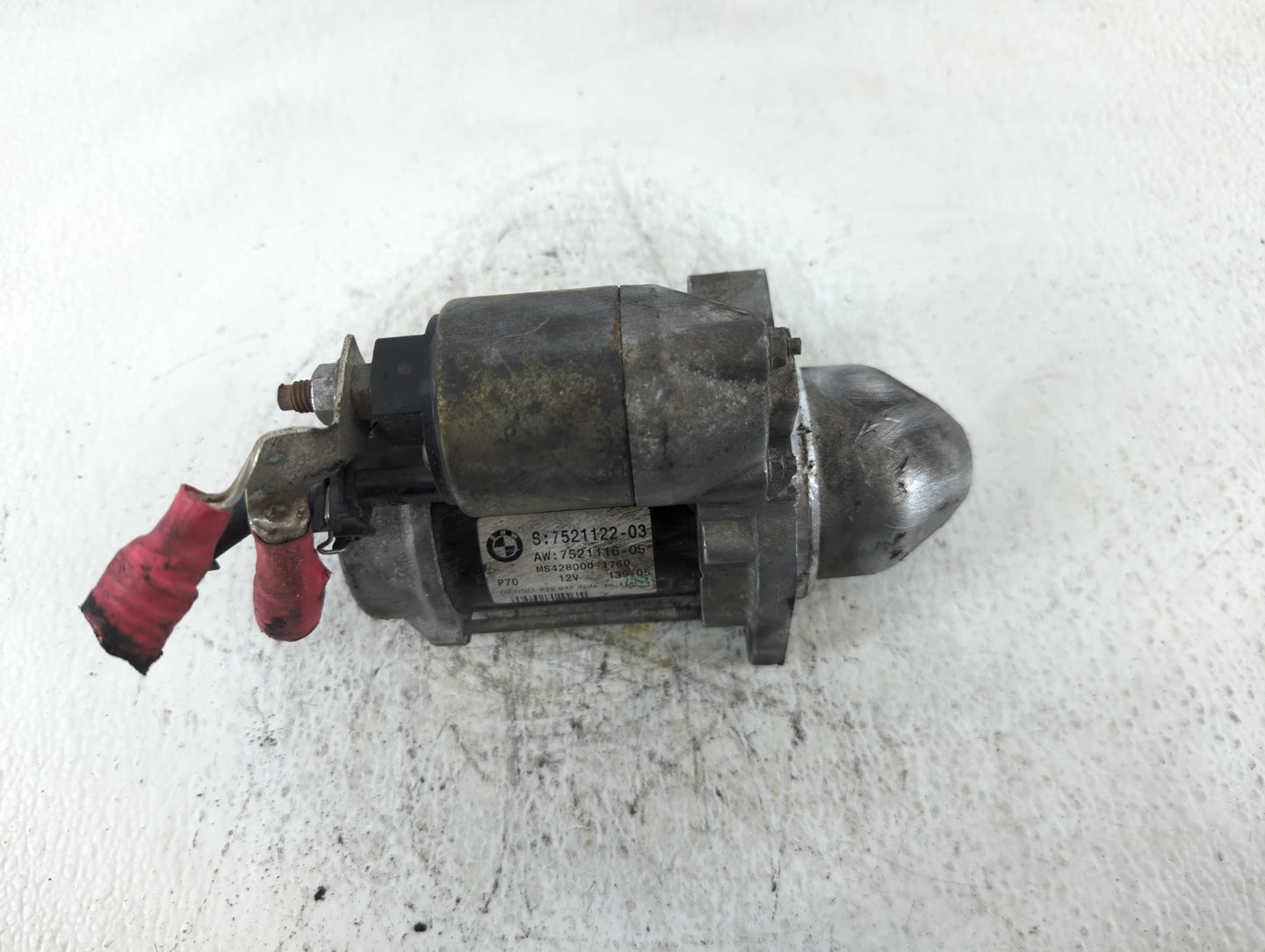2006 Bmw 330i Car Starter Motor Solenoid OEM P/N:7521116-05 7521122-03 Fits Fits 2005 2007 2008 2009 2010 2011 OEM Used Auto