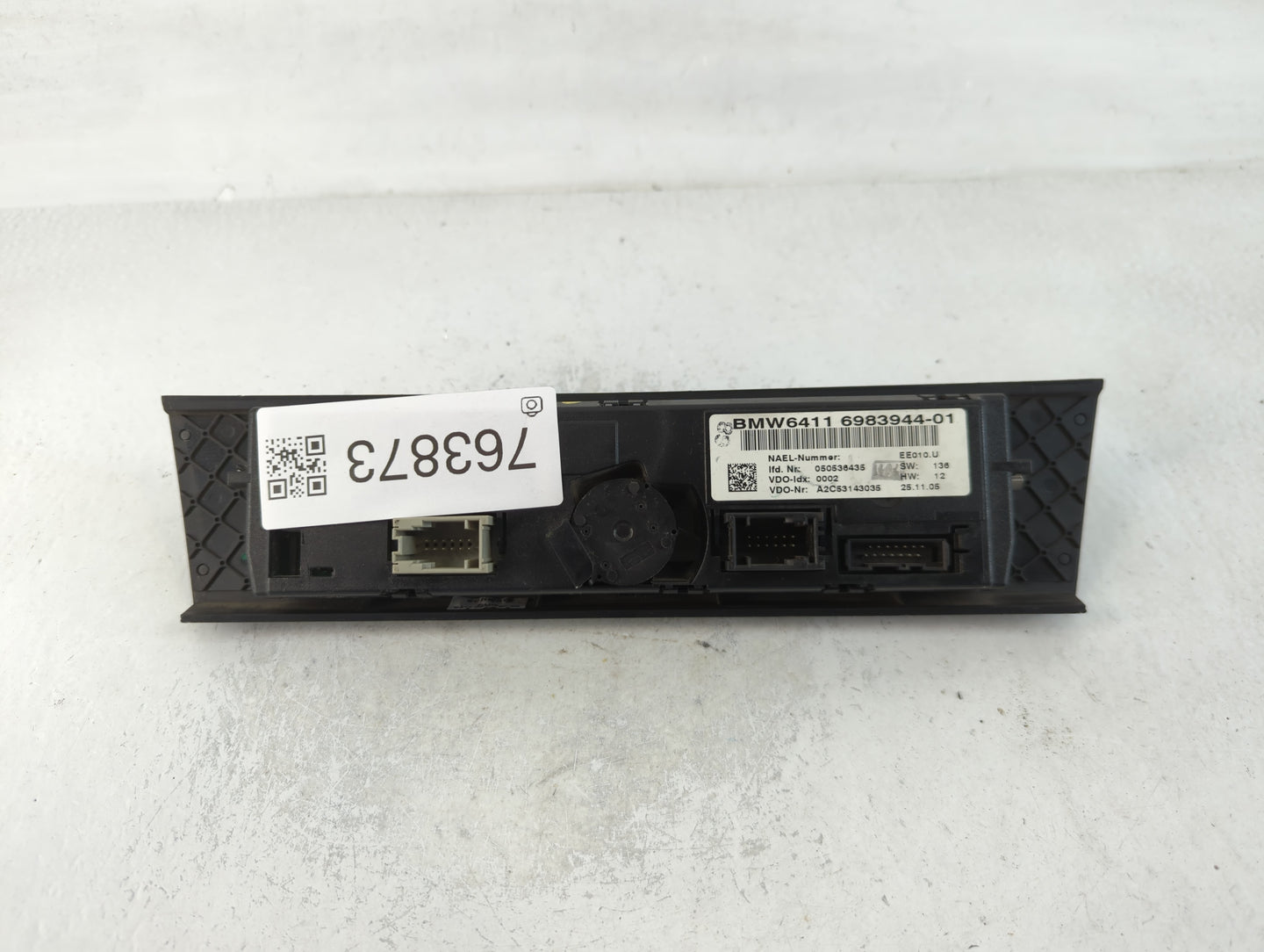 2006 Bmw 330i Climate Control Module Temperature AC/Heater Replacement P/N:6411 6983944-01 Fits OEM Used Auto Parts - Oemuse