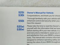 2006 Bmw 525i Owners Manual Book Guide OEM Used Auto Parts - Oemusedautoparts1.com