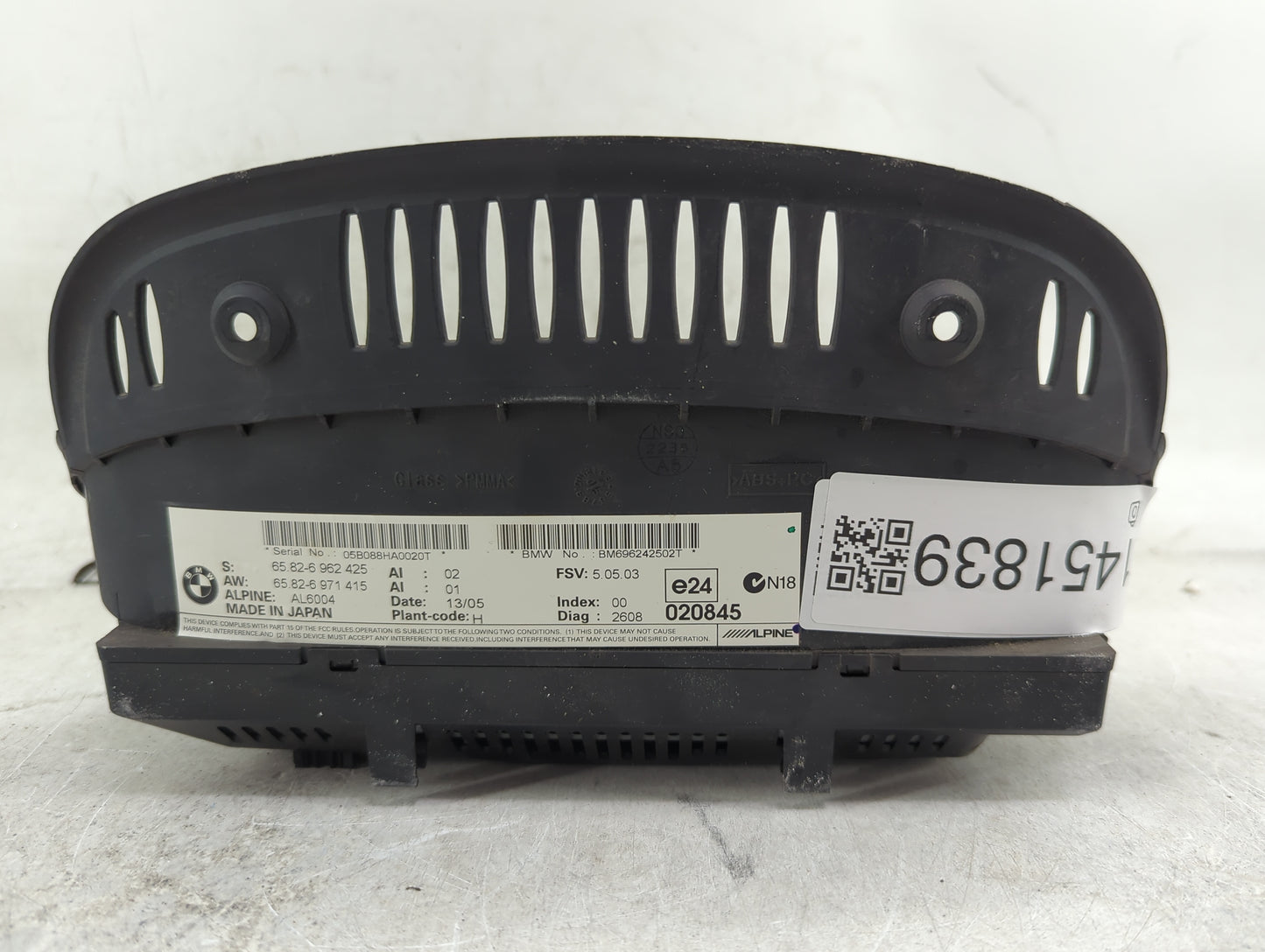 Bmw 530 Information Display Screen - Oemusedautoparts1.com