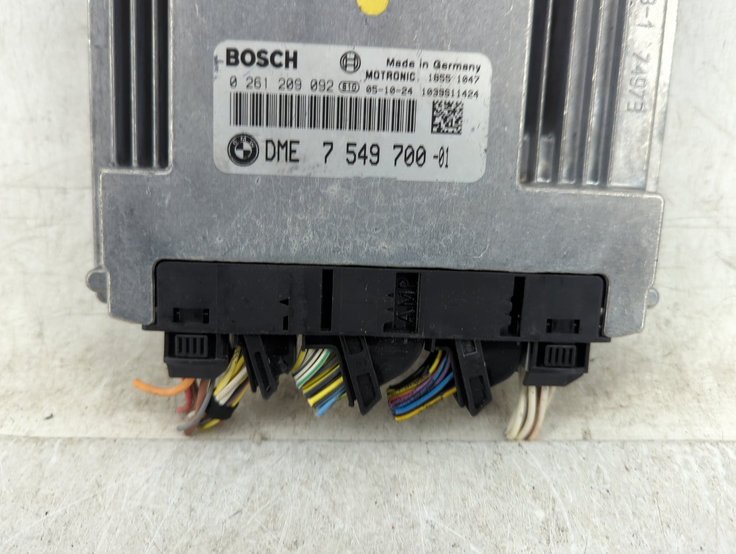 2006-2007 Bmw 550i PCM Engine Control Computer ECU ECM PCU OEM P/N:7 549 700-01 0 261 209 092 Fits Fits 2006 2007 OEM Used A