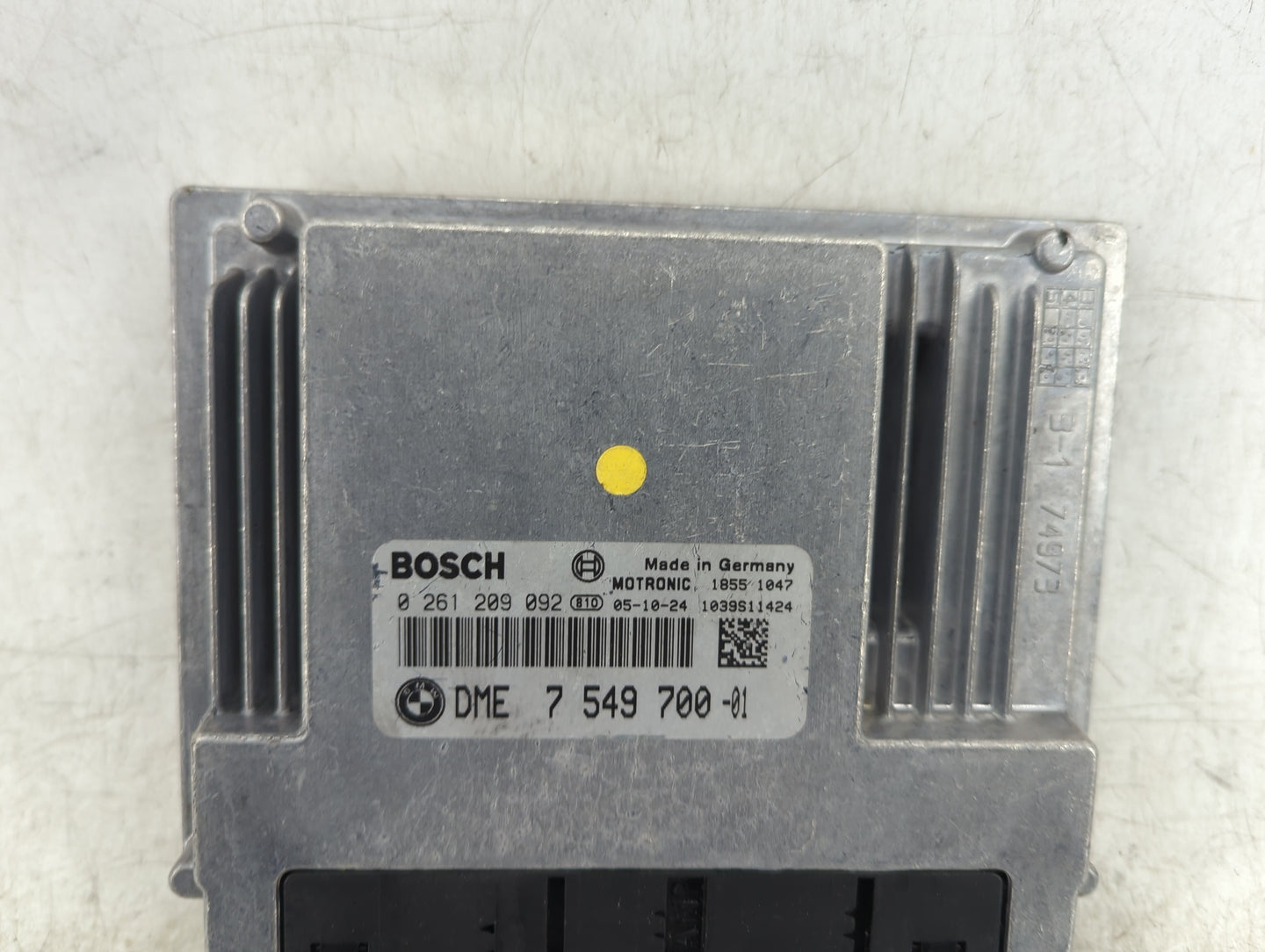 2006-2007 Bmw 550i PCM Engine Control Computer ECU ECM PCU OEM P/N:7 549 700-01 0 261 209 092 Fits Fits 2006 2007 OEM Used A