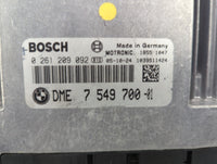 2006-2007 Bmw 550i PCM Engine Control Computer ECU ECM PCU OEM P/N:7 549 700-01 0 261 209 092 Fits Fits 2006 2007 OEM Used A
