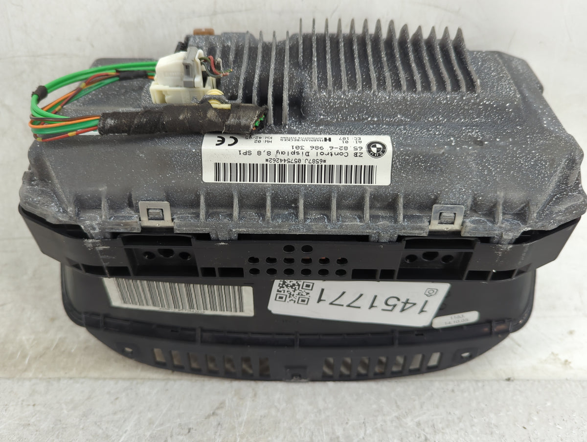 Bmw 750 Information Radio Display Screen 1451771 - Oemusedautoparts1.com
