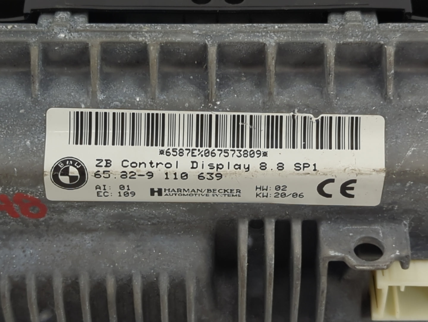 Bmw 750 Information Display Screen - Oemusedautoparts1.com