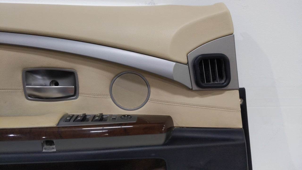 2006 Bmw 750i Front Left Driver Interior Door Panel Trim - Oemusedautoparts1.com