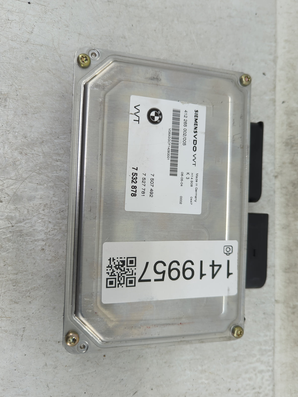 2006-2008 Bmw 750i PCM Engine Control Computer ECU ECM PCU OEM P/N:7532878 7527781 Fits OEM Used Auto Parts - Oemusedautopar