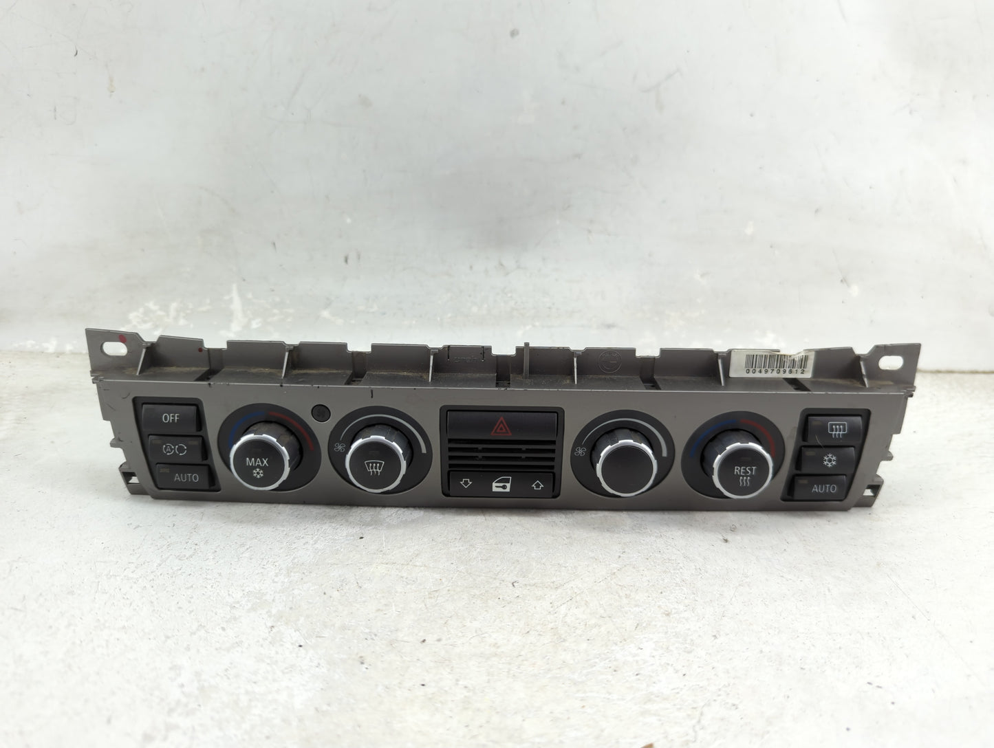 2006-2008 Bmw 750i Climate Control Module Temperature AC/Heater Replacement P/N:6981405-01 Fits Fits 2006 2007 2008 OEM Used