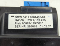 2006-2008 Bmw 750i Climate Control Module Temperature AC/Heater Replacement P/N:6981405-01 Fits Fits 2006 2007 2008 OEM Used