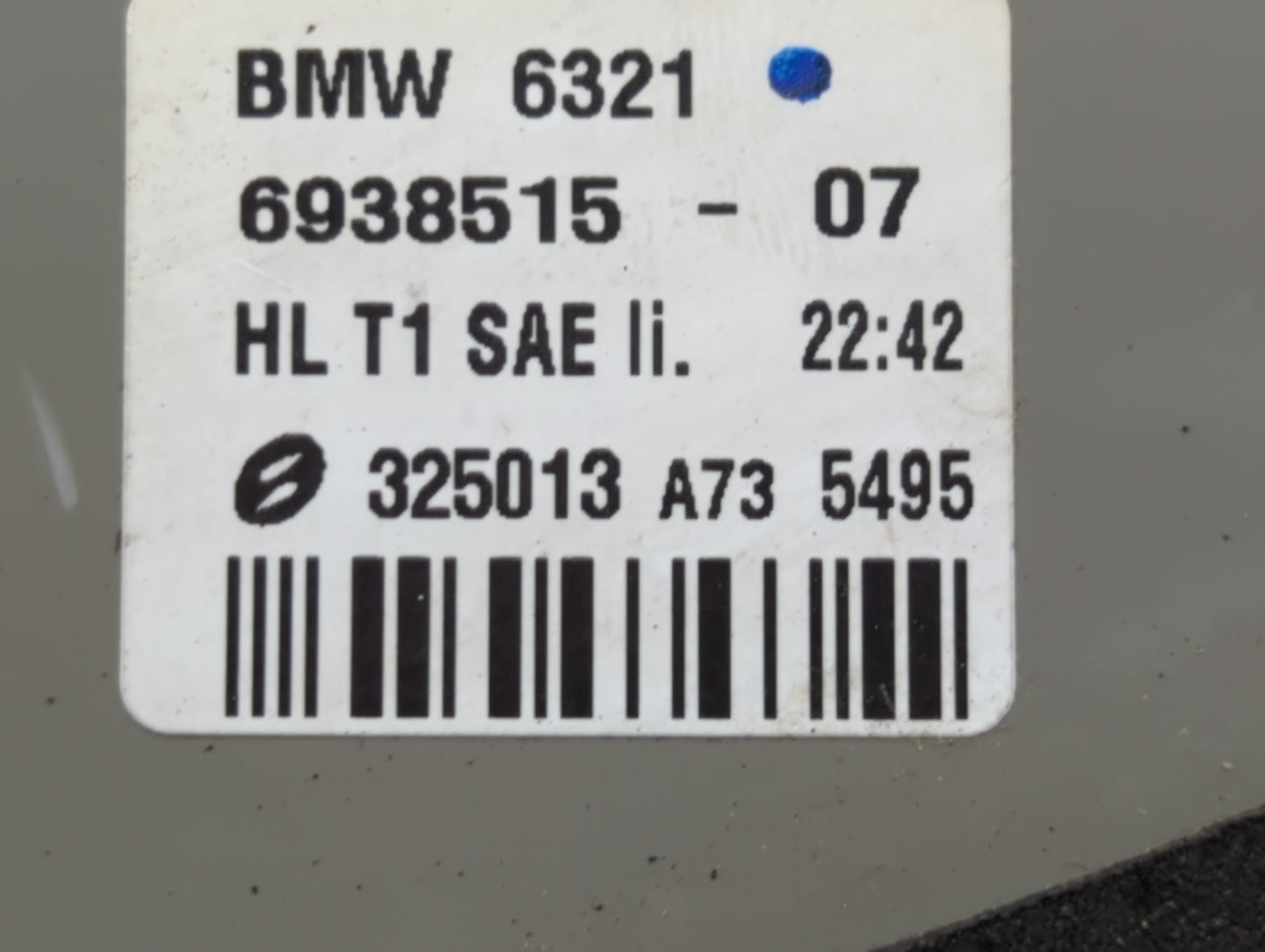 2006 Bmw 750li Tail Light Assembly Driver Left OEM Fits Fits 2007 2008 OEM Used Auto Parts - Oemusedautoparts1.com