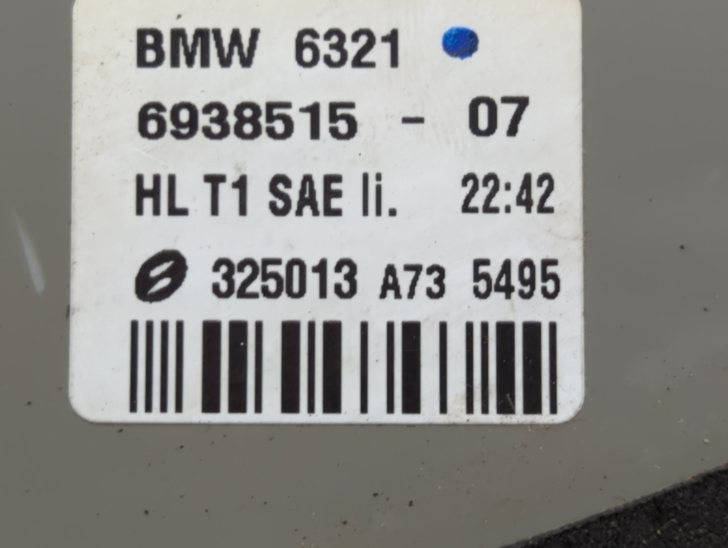 2006 Bmw 750li Tail Light Assembly Driver Left OEM Fits Fits 2007 2008 OEM Used Auto Parts - Oemusedautoparts1.com
