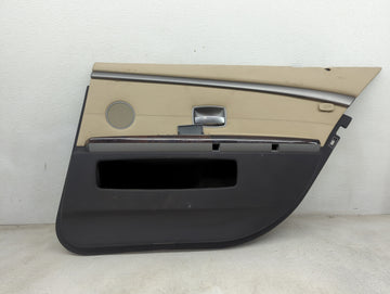 2006 Bmw 760i Rear Left Driver Interior Door Panel Trim - Oemusedautoparts1.com