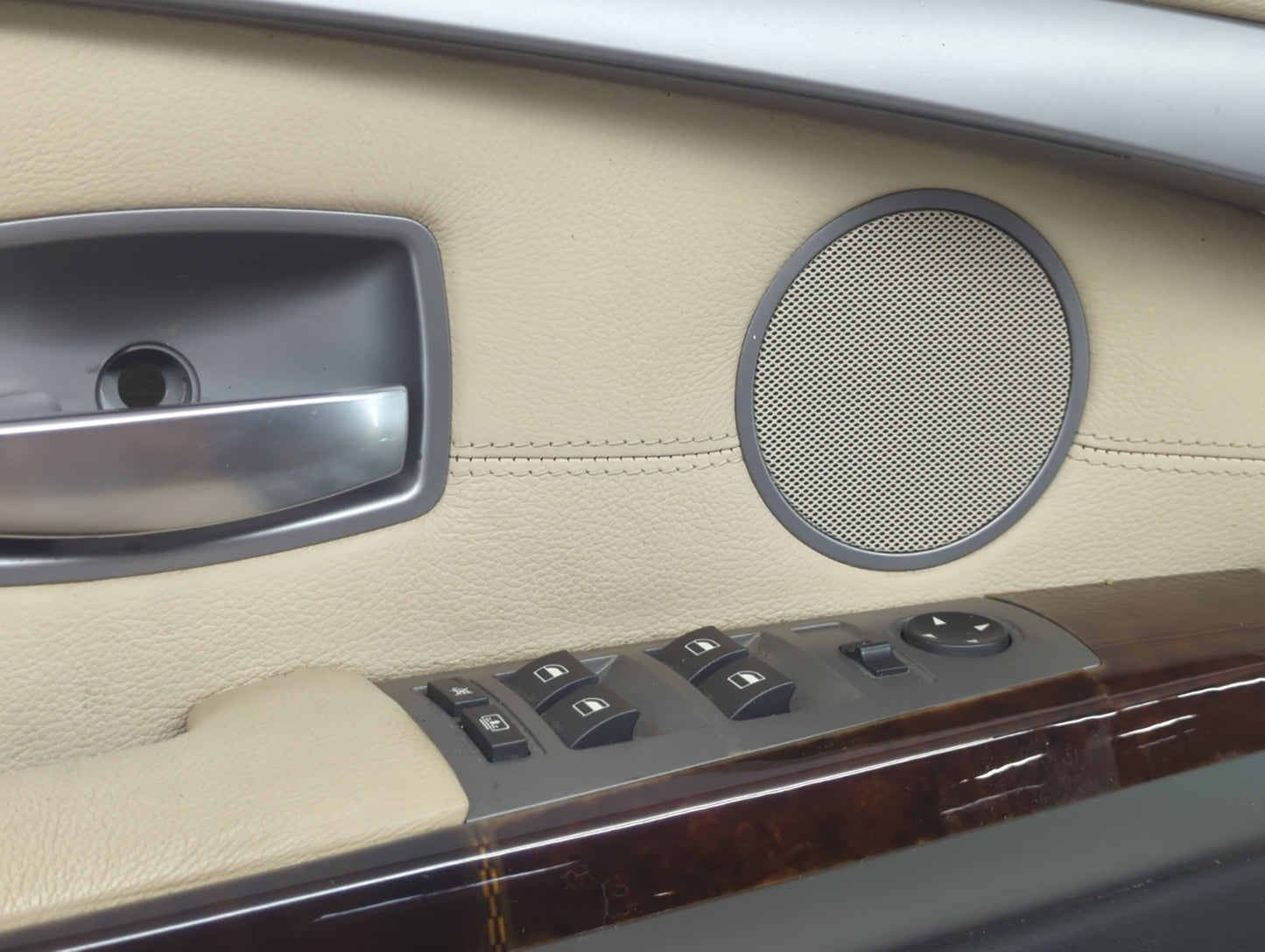 2006 Bmw 760i Front Left Driver Interior Door Panel Trim - Oemusedautoparts1.com